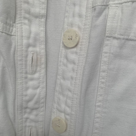 Zara Rustic Jumpsuit / Boilersuit / Romper - White - Size Medium - Picture 4 of 10